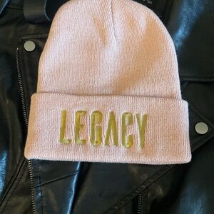 Brand new pretty light pink LEGACY beanie